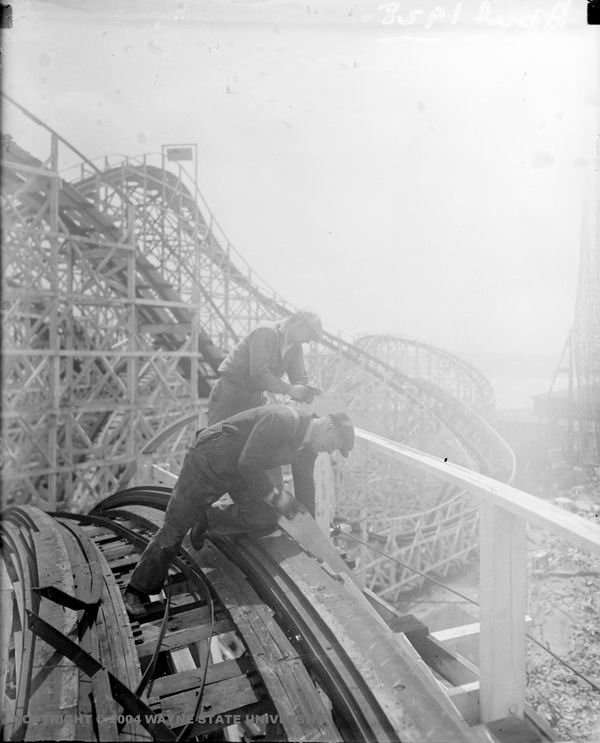 Electric Park - Old Photo From Wayne State University Library